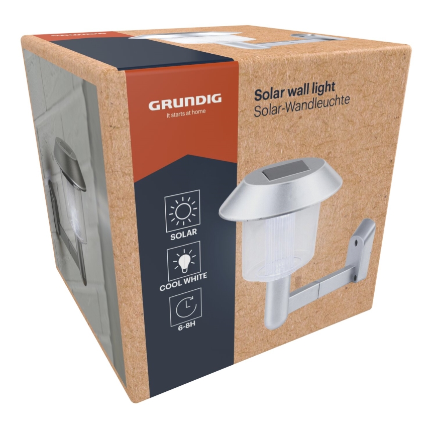 Grundig - LED Solarno zidno svetlo LED/1,2V 600 mAh