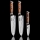 Gudaro - KOMPLET 2x damaskni Santoku kuhinjski nož FENG 7,5