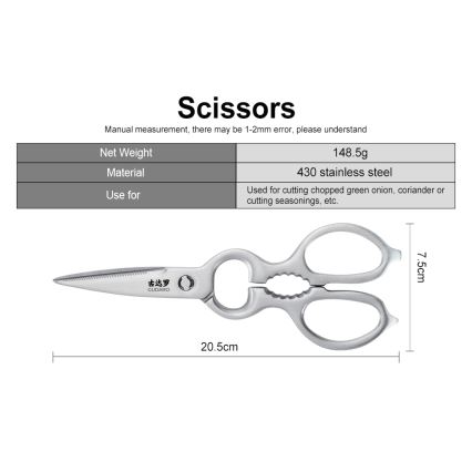 Gudaro - Set kuhinjskih noževa u stalku KENSHO, 7 kom, akacija