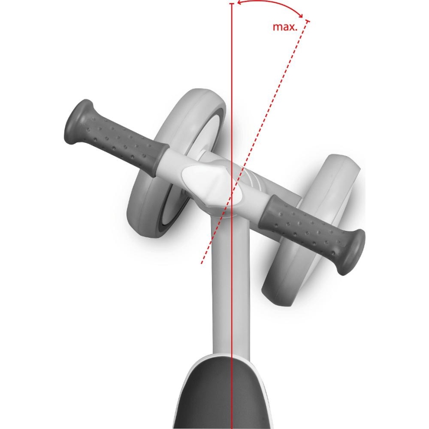 Guralica KVADROLET siva/ružičasta