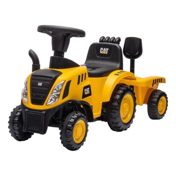 Guralica traktor CAT 2xAA žuta/crna