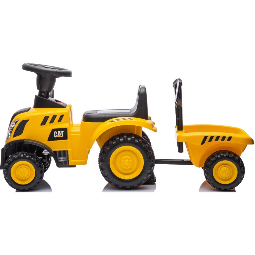 Guralica traktor CAT 2xAA žuta/crna