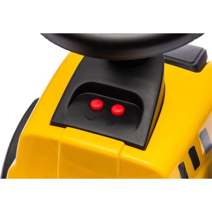 Guralica traktor CAT 2xAA žuta/crna