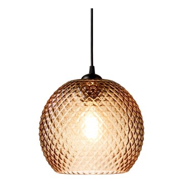 Halo Design 718368 - Luster na sajli NOBB 1xE27/40W/230V prečnik 22 cm dimno braon