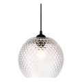 Halo Design 718436 - Luster na sajli NOBB 1xE27/40W/230V prečnik 22 cm proziran