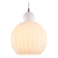 Halo Design 737321 - Luster na sajli BALL BALL 1xE27/40W/230V, prečnik 32 cm, bela