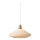 Halo Design 744305 - Luster na sajli PARIS 1xE27/40W/230V, prečnik 56 cm, krem/mesing/hrast