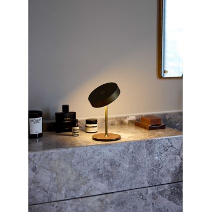 Halo Design 745784 - LED prigušiva punjiva stona lampa ON THE MOVE LED/2,5W/4000 mAh mesing/drvo