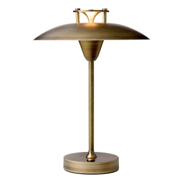 Halo Design 746149 - LED prigušiva spoljašnja punjiva stona lampa MINI STEPP LED/1,8W/1600 mAh IP44 mesing