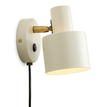 Halo Design 746873 - Zidni spot VOGUE 1xE27/40W/230V krem/mesing