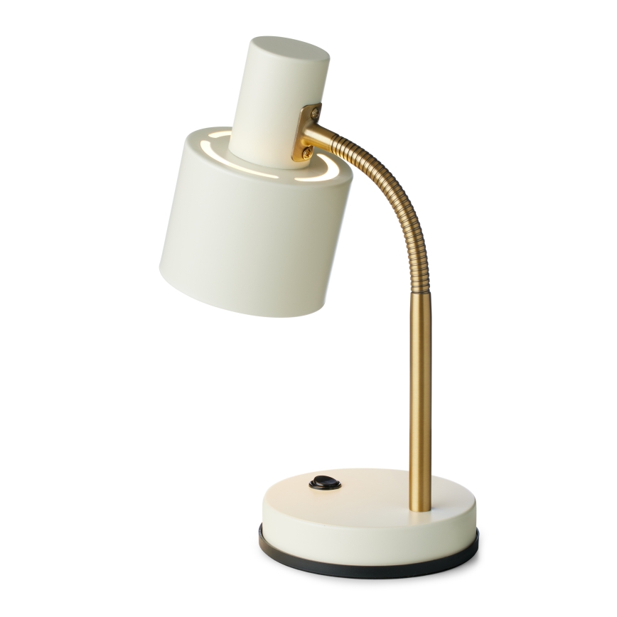 Halo Design 746910 - Stona lampa VOGUE 1xE27/40W/230V krem/mesing