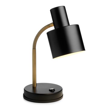 Halo Design 746927 - Stona lampa VOGUE 1xE27/40W/230V crna/mesing