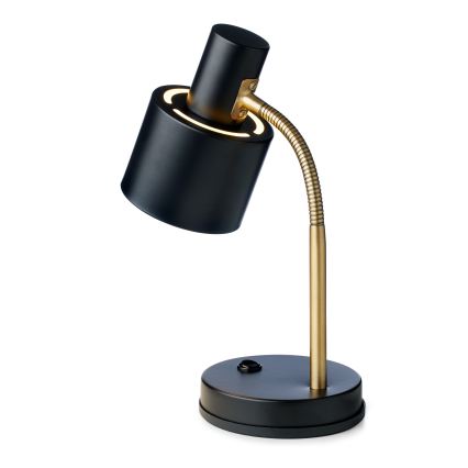 Halo Design 746927 - Stona lampa VOGUE 1xE27/40W/230V crna/mesing
