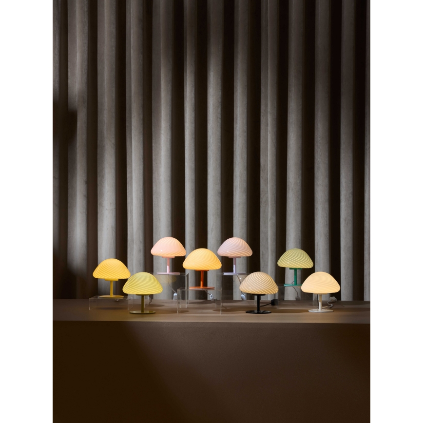 Halo Design 746996 - Stona lampa CANDY MINI MUSH 1xG9/25W/230V, prečnik 17 cm, bela