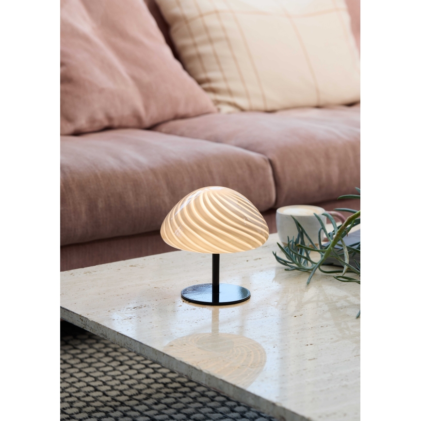 Halo Design 747009 - Stona lampa CANDY MINI MUSH 1xG9/25W/230V, prečnik 17 cm, siva
