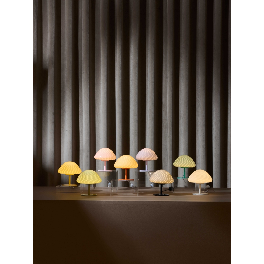 Halo Design 747009 - Stona lampa CANDY MINI MUSH 1xG9/25W/230V, prečnik 17 cm, siva