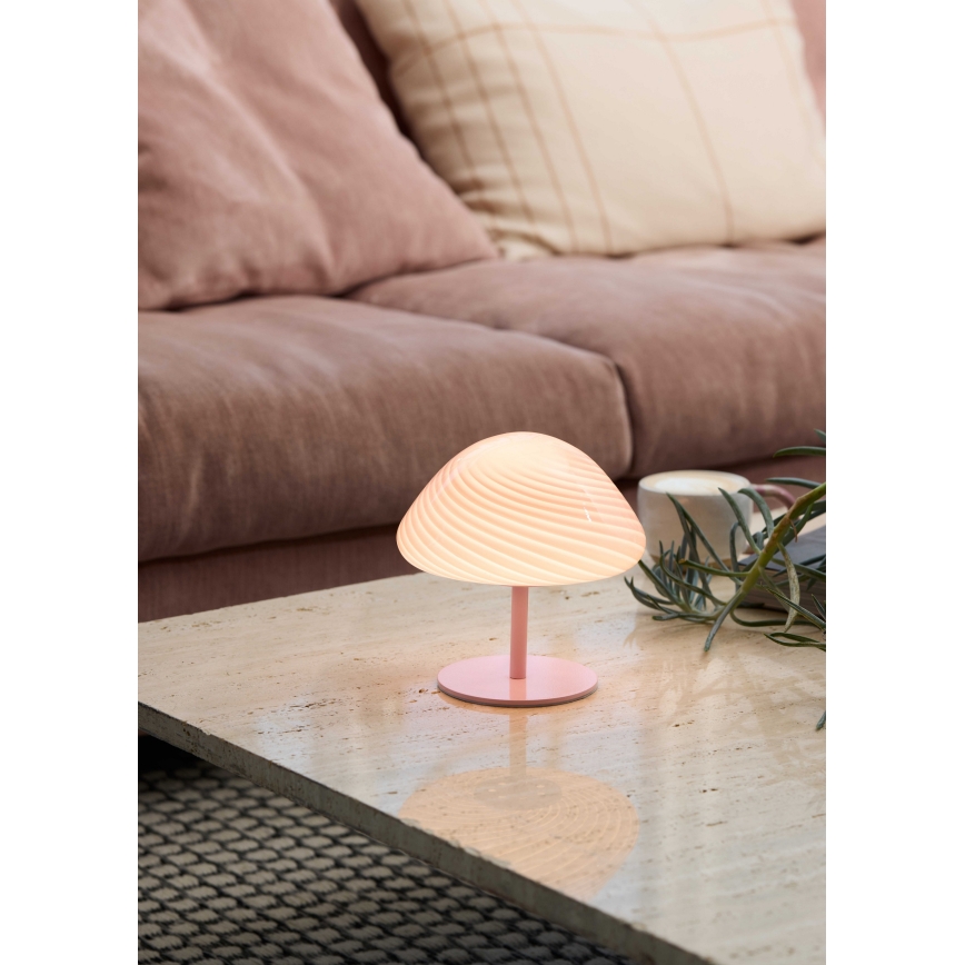 Halo Design 747047 - Stona lampa CANDY MINI MUSH 1xG9/25W/230V prečnik 17 cm roze