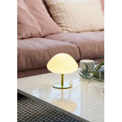 Halo Design 747085 - Stona lampa CANDY MINI MUSH 1xG9/25W/230V prečnik 17 cm zelena