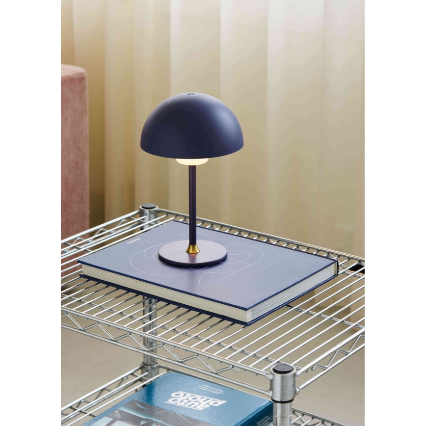 Halo Design 747603 - LED prigušiva punjiva stona lampa MOON LIGHT LED/2,7W/2600 mAh plava