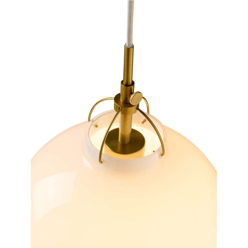 Halo Design 747924 - Luster na sajli TOSCANA 1xG9/28W/230V Ø 18 cm krem/mesing