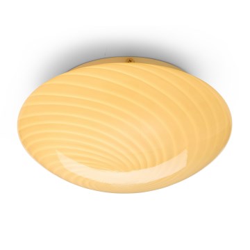 Halo Design 748693 - Plafonska svetiljka CANDY 1xE27/40W/230V Ø 30 cm bež/mesing