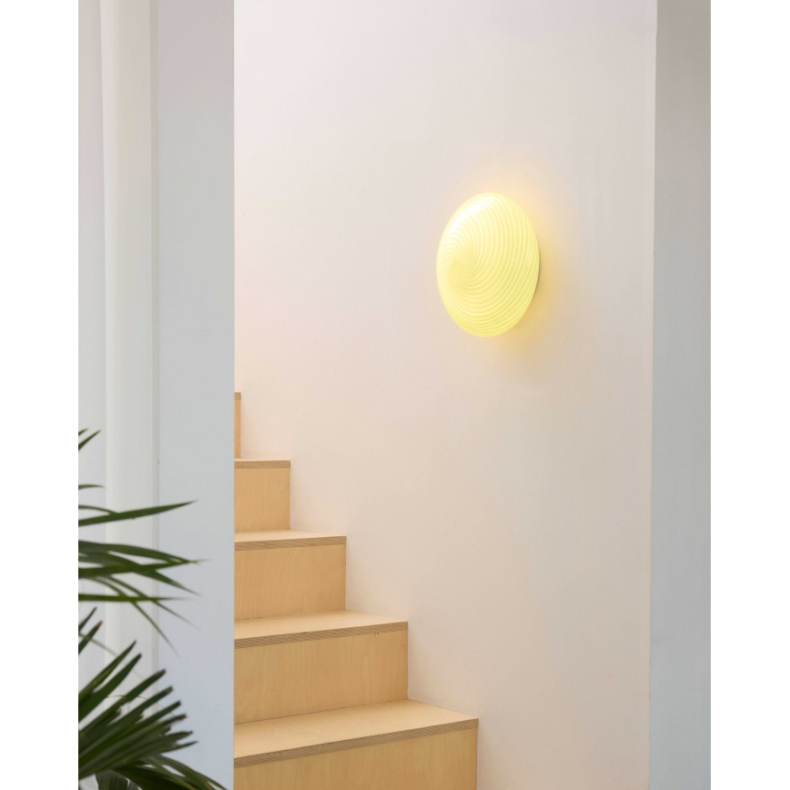 Halo Design 748693 - Plafonska svetiljka CANDY 1xE27/40W/230V Ø 30 cm bež/mesing