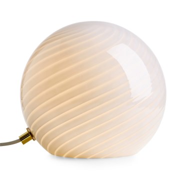 Halo Design 748785 - Stona lampa CANDY 1xE14/25W/230V, prečnik 20 cm, krem