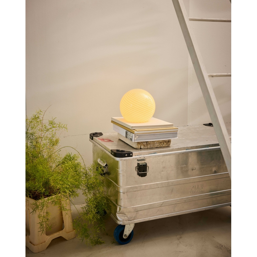 Halo Design 748808 - Stona lampa CANDY 1xE14/25W/230V prečnik 20 cm bež
