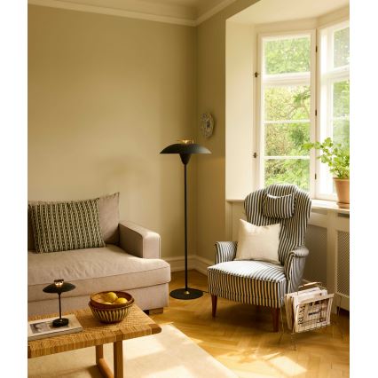 Halo Design 748976 - Stojeća lampa STEPP 1xE27/28W/230V crna/mesing