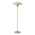 Halo Design 748990 - Stojeća lampa STEPP 1xE27/28W/230V bež/mesing