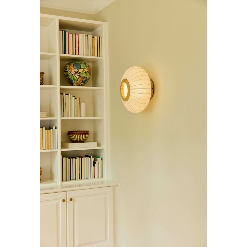 Halo Design 749362 - Plafonjera BALLOON 1xE27/40W/230V prečnik 40 cm hrast/bela