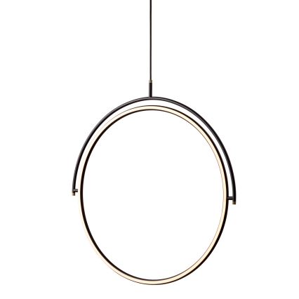 Halo Design 749539 - LED prigušiva luster na sajli TILT LED/40W/230V prečnik 40 cm crna
