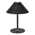 Halo Design 800803 - LED prigušiva spoljna punjiva stona lampa HYGGE LED/3W/4000 mAh IP54 crna
