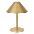 Halo Design 800841 - HYGGE LED prigušiva spoljašnja punjiva stona lampa LED/3W/4000 mAh IP54 mesing