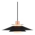 Halo Design 990785 - Luster na sajli RIVOLI 1xE27/40W/230V prečnik 40 cm crna/bakarna