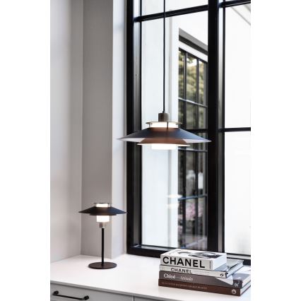 Halo Design 990785 - Luster na sajli RIVOLI 1xE27/40W/230V prečnik 40 cm crna/bakarna