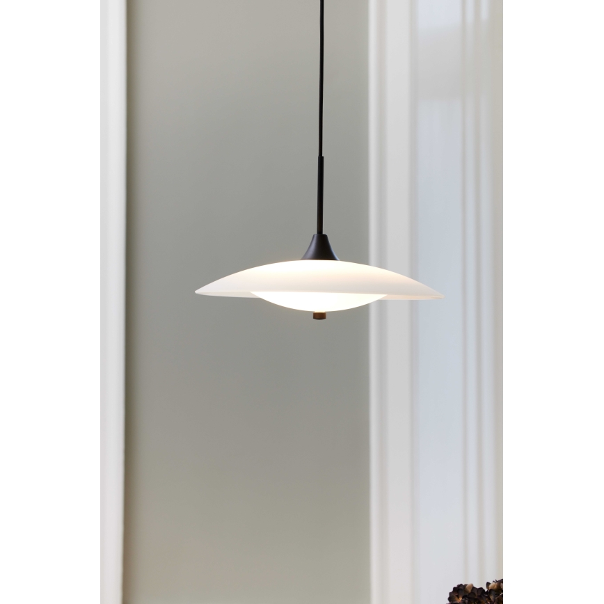Halo Design 991317 - Luster na sajli BARONI 3xG9/18W/230V prečnik 46 cm bela/crna