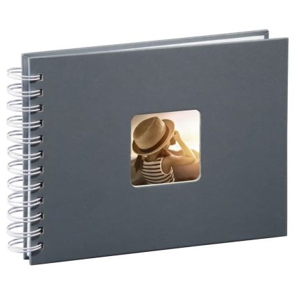 Hama - Spiralni fotoalbum 24x17 cm, 50 strana, siva
