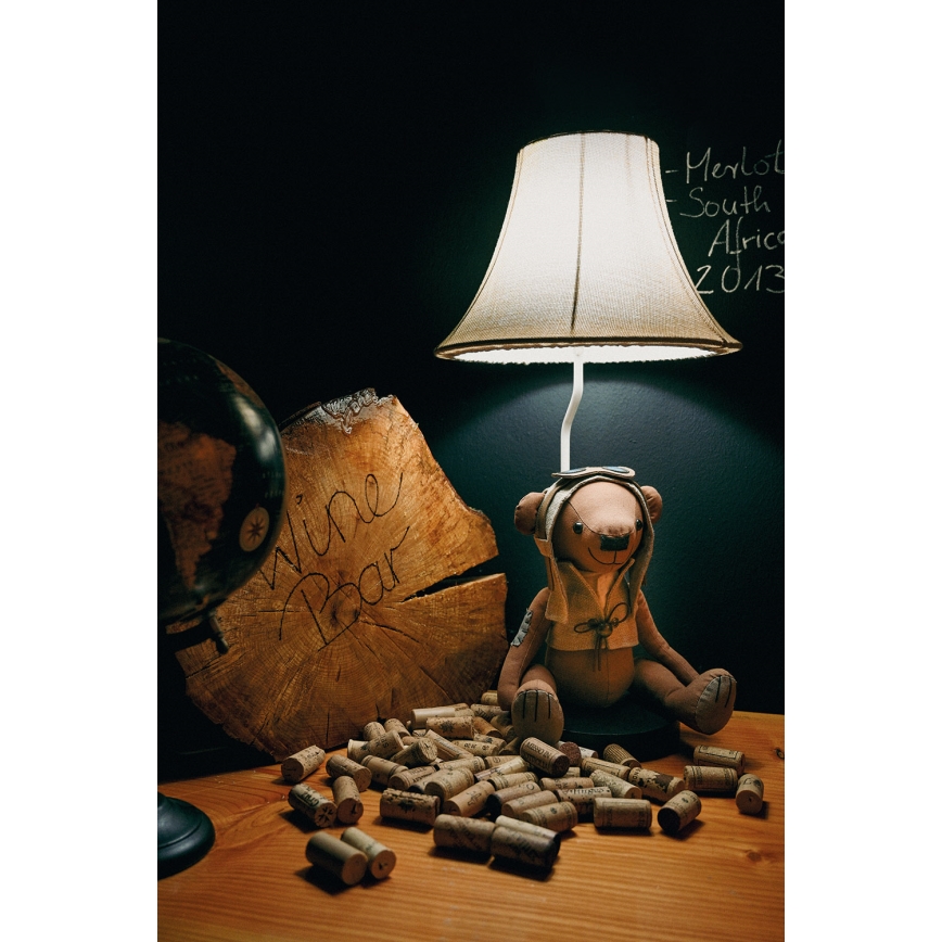 Happy Lamps - LED dečija stona lampa CHARLES LED/5,4W/230V meda