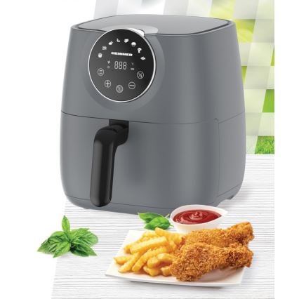 Heinner HAF-B6GREY1700 - Friteza na vrući vazduh 5,7 l 1700W/230V siva