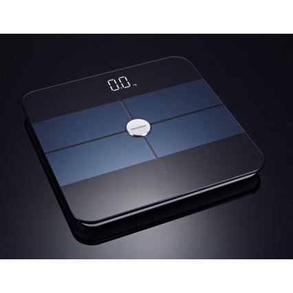 Heinner HBS-BTH180BK - Digitalna lična vaga, 2xAAA, crna/plava