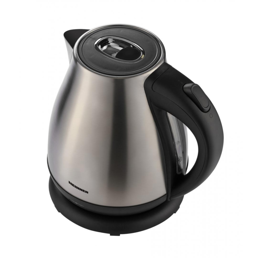 Heinner HEK-17IX - Električno kuvalo za vodu 1,7 l 2200W/230V mat hrom/crna