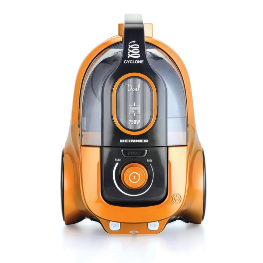 Heinner HVC-V750OR - Usisivač bez vrećice 750 W/230 V, narandžaste boje