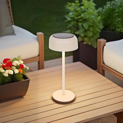 Hesperide - LED solarna stona lampa BOLTY LED/3,7V 2600 mAh IP65 bež