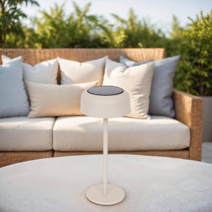 Hesperide - LED solarna stona lampa BOLTY LED/3,7V 2600 mAh IP65 bež