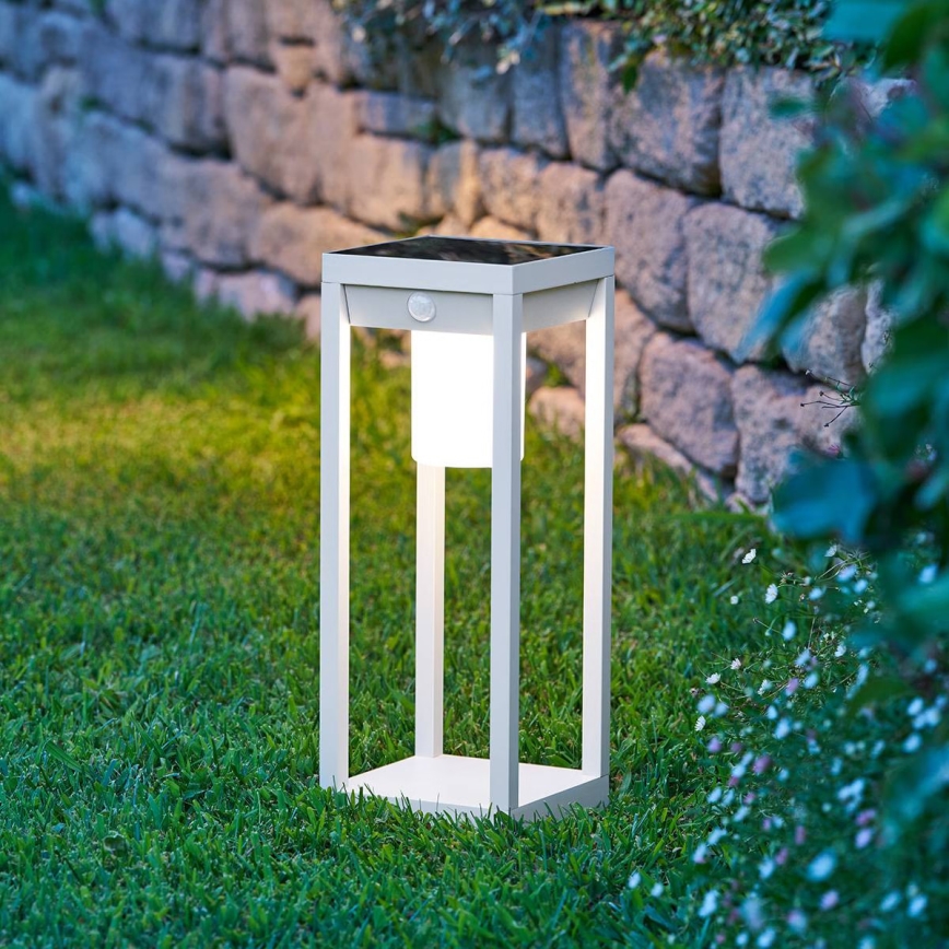 Hesperide - LED solarna lampa sa senzorom pokreta PIKY LED/3,7V 2600 mAh 40 cm IP65 bež