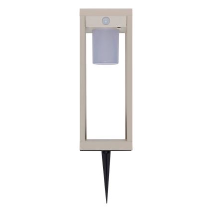 Hesperide - LED solarna lampa sa senzorom pokreta PIKY LED/3,7V 2600 mAh 40 cm IP65 bež