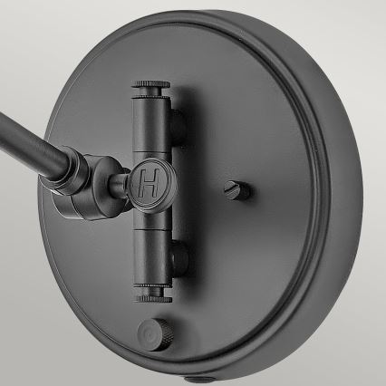 Hinkley - Zidno reflektorsko svetlo ARTI 1xE27/60W/230V crna/smeđa