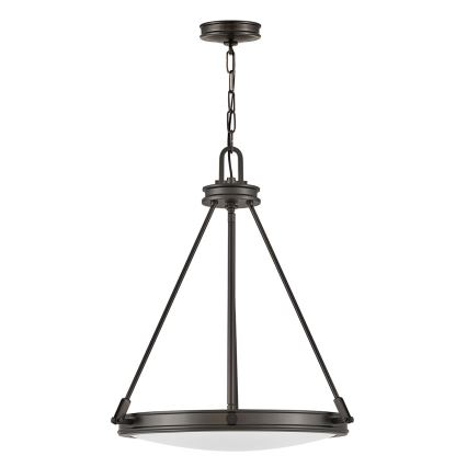 Hinkley - Luster na lancu COLLIER 4xE14/40W/230V prečnik 54,3 cm crna