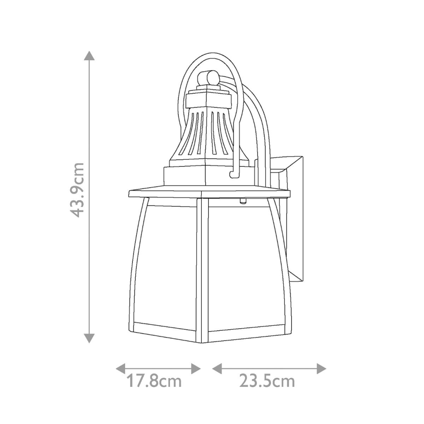 Hinkley - Spoljašnje zidno svetlo MONTAUK 2xE14/60W/230V IP44